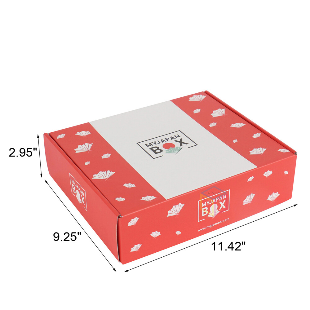 Custom White Red Corrugated Paper Mailer Folding Cosmetics Box With Logo | OEM Luxury Packaging