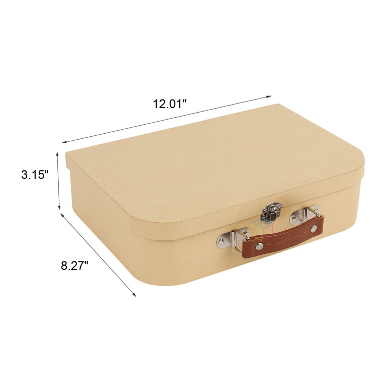 Custom Newborn Baby Gift Mini Suitcase Packaging Box | Luxury Holographic Printing