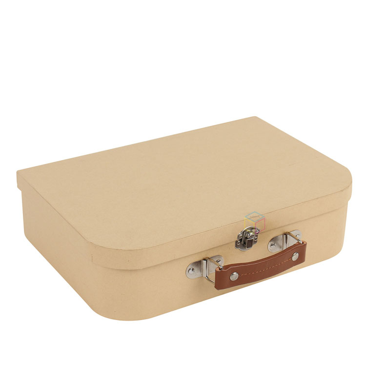 Custom Newborn Baby Gift Mini Suitcase Packaging Box | Luxury Holographic Printing