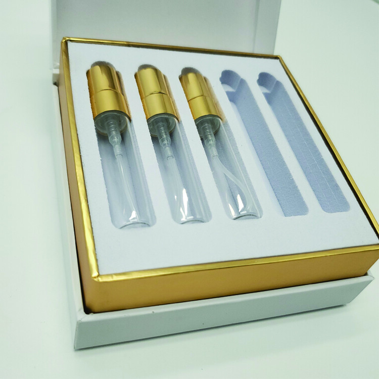 Luxury Small Scent Empty Perfume Set Box Packaging & 2ml Bottles | Eco-Friendly Custom OEM