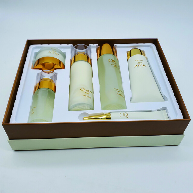 Large Luxury Green Hair Care Products Packaging Boxes with Lid | Eco-Friendly Custom OEM