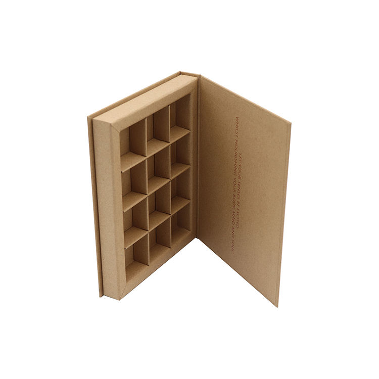 Custom Silver Logo Mini Purple Magnetic Chocolate Boxes with Dividers | Eco-Friendly Luxury Packaging