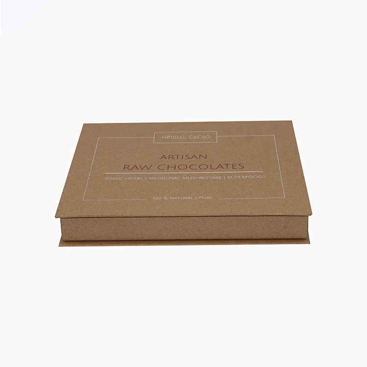 Custom Silver Logo Mini Purple Magnetic Chocolate Boxes with Dividers | Eco-Friendly Luxury Packaging