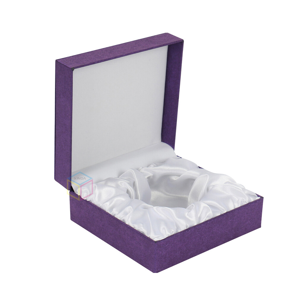 Luxury Jewelry Gift Box - Personalized Texture Paper, Velvet Lining, Cardboard Lid & Base | Boutique Store Packaging