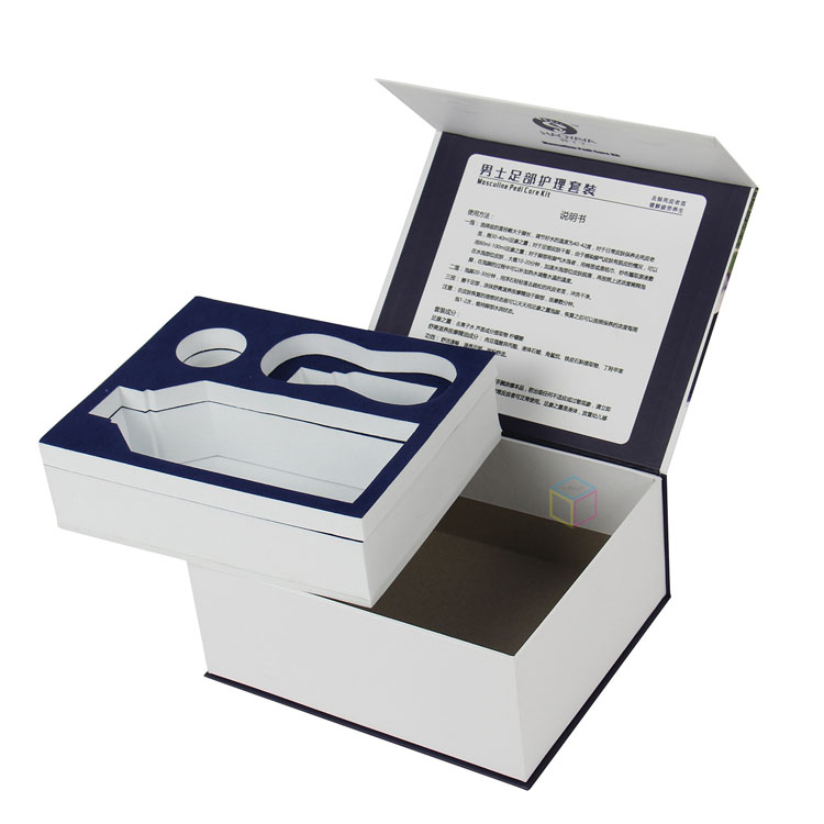 Custom Gold Foil Stamping Logo Magnetic Closure Gift Boxes | Eco-Friendly Cosmetic Packaging | OEM Service