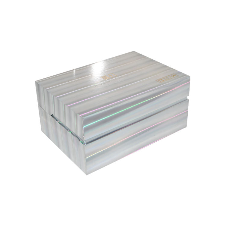 Custom Holographic Gift Box Packaging | Iridescent Glitter Box | Magnetic Closure | OEM Eco-Friendly