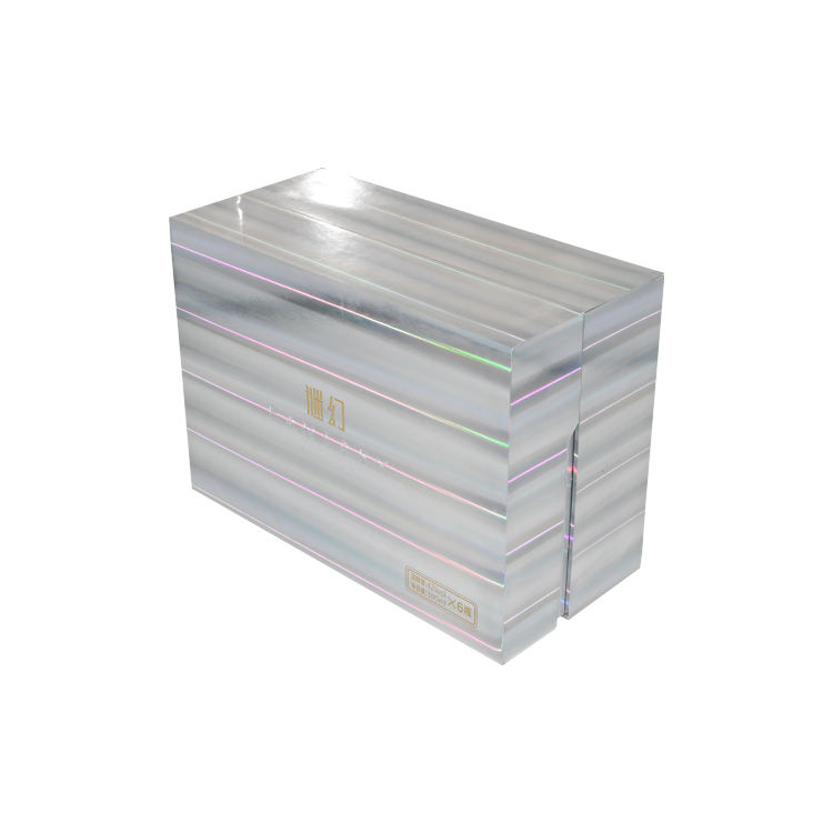 Custom Holographic Gift Box Packaging | Iridescent Glitter Box | Magnetic Closure | OEM Eco-Friendly