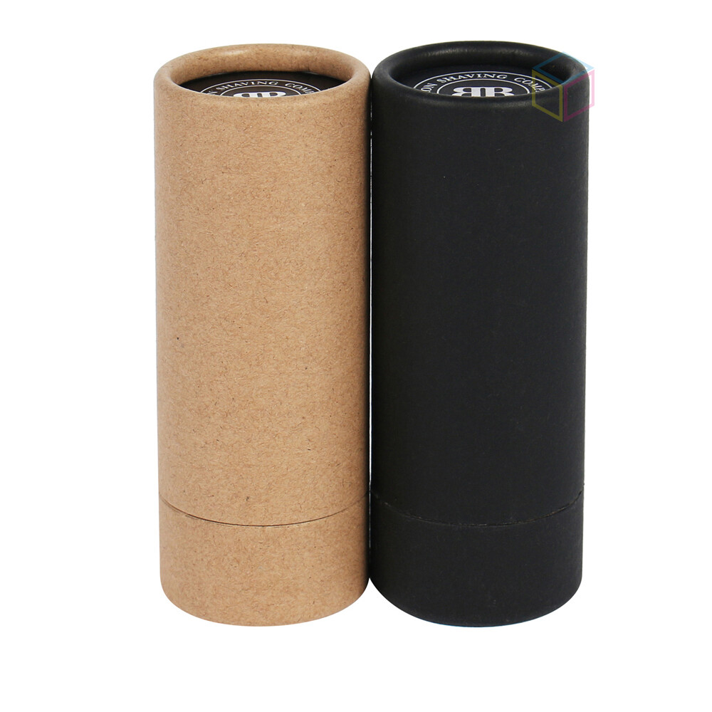 Custom Logo Cylinder Tube Paper Box for Perfume Bottle | Round Paper Tube Container Box with Lid | Eco-Friendly Packaging