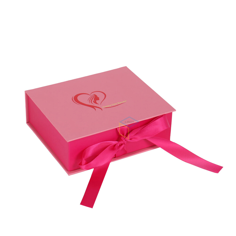 Custom Magnetic Jewelry Box with Ribbon | Eco-Friendly Luxury Packaging | OEM Service