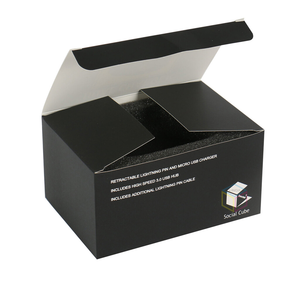 Custom Eco-Friendly Cosmetic Paper Card Small Box | Rigid Kraft Box with Logo Printing | OEM Service