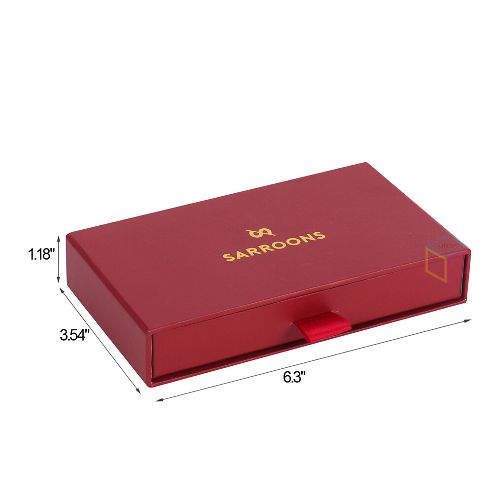 Custom Eco-Friendly Drawer Paper Box for Sunglasses & Jewelry Packaging | OEM Kraft Gift Box
