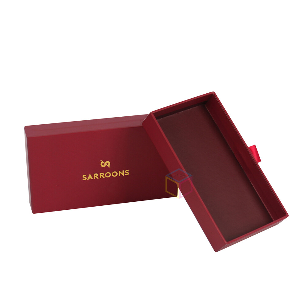 Custom Eco-Friendly Drawer Paper Box for Sunglasses & Jewelry Packaging | OEM Kraft Gift Box