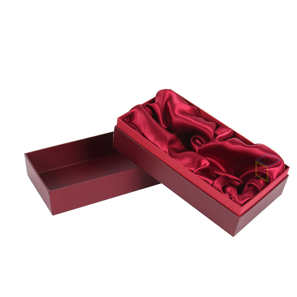 Custom Logo Printed Cardboard Luxury Kraft Paper Wine Gift Box with Lid | OEM Packaging