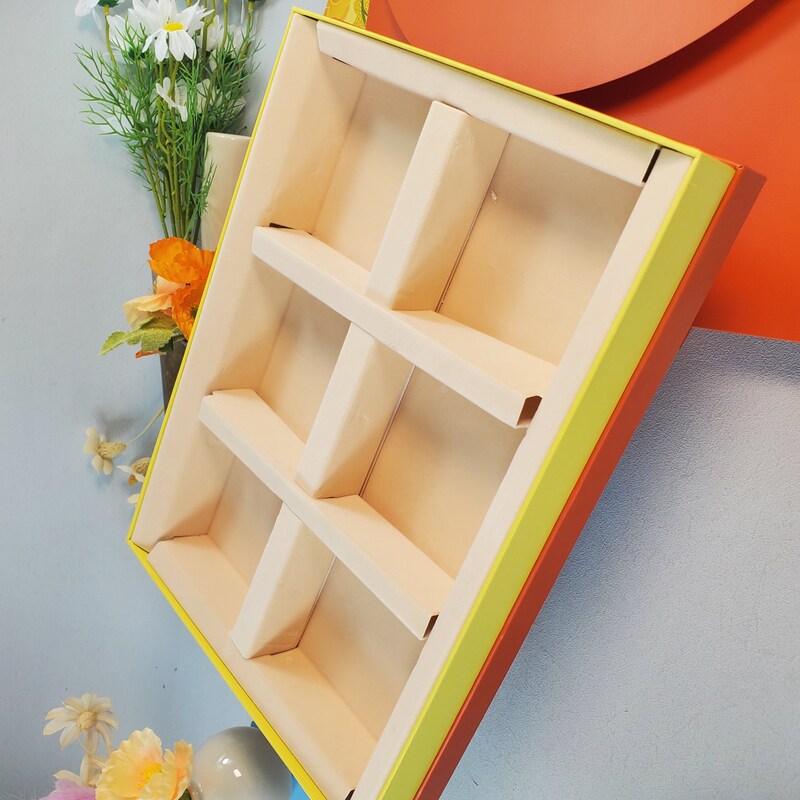 2025 Luxury Custom Mooncake Box - High-Quality Rigid Cardboard with Gold Paper Holder | Wholesale & OEM