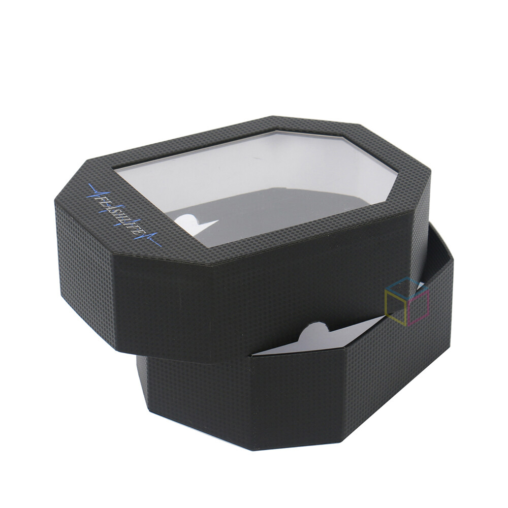 Luxury Red Skincare Hexagonal Mailer Box | Custom Cosmetic Packaging with Paper Divider | OEM Certified