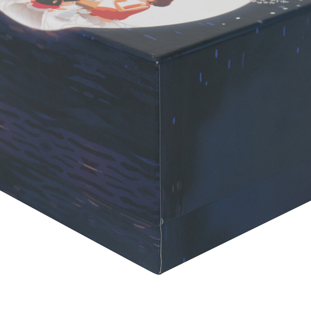Custom Logo Printed 2 Piece Lid & Base Paper Cardboard Rigid Tea Cup Gift Box with Hinged Lid | OEM Packaging