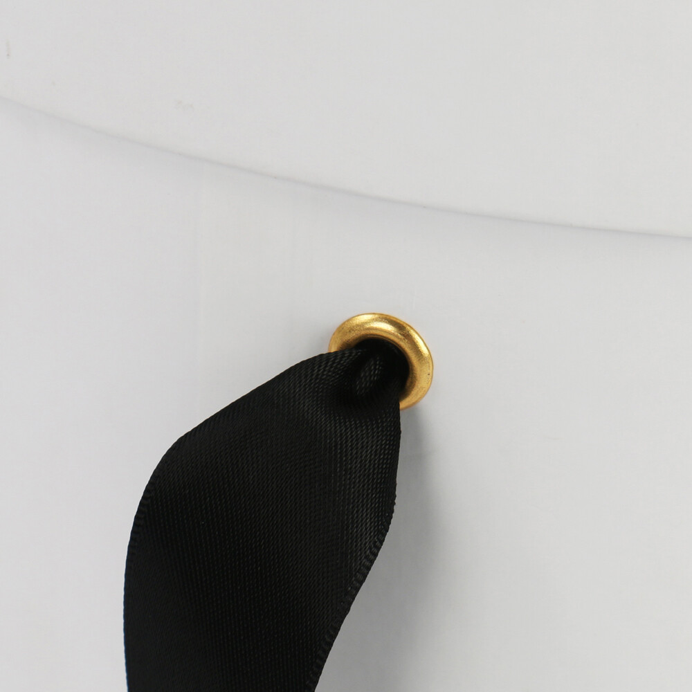 Luxury Gold Foil Rose Flower Box - Velvet Lined Round Preserved Rose Gift Box with Silk Ribbon Handle | Custom OEM Packaging