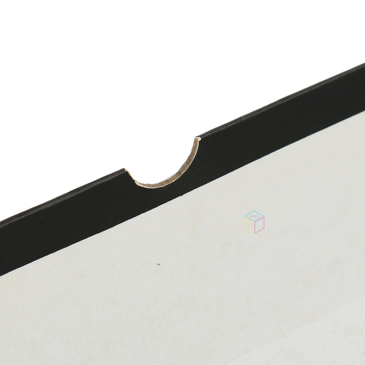 Custom Luxury Gold Foil Jewelry Packaging Box | Matt Black Textured Paper Gift Box | OEM Printing