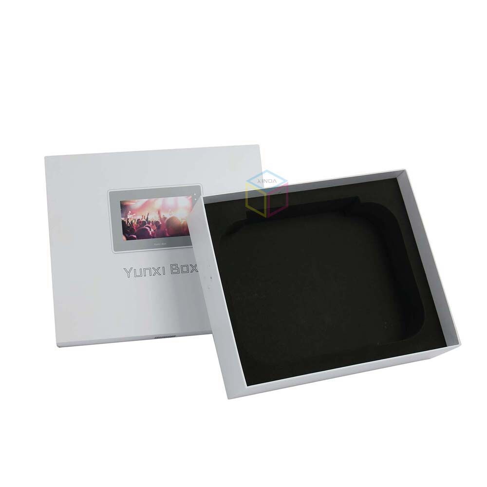 Luxury White Cardboard Phone Gift Box | Simple Design Empty Generic Paper Packing Box for Cell Phones