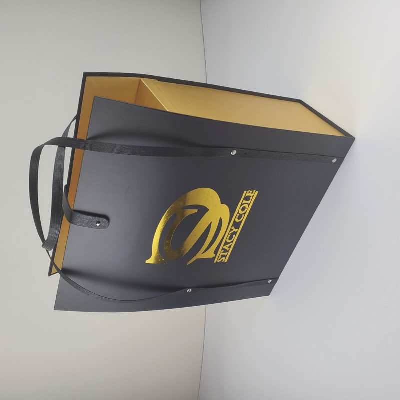 Eco Friendly 2 Piece Lid Gift Box Luxury Gold Foil Custom Logo Mobile Phone Packaging | OEM & Recycled