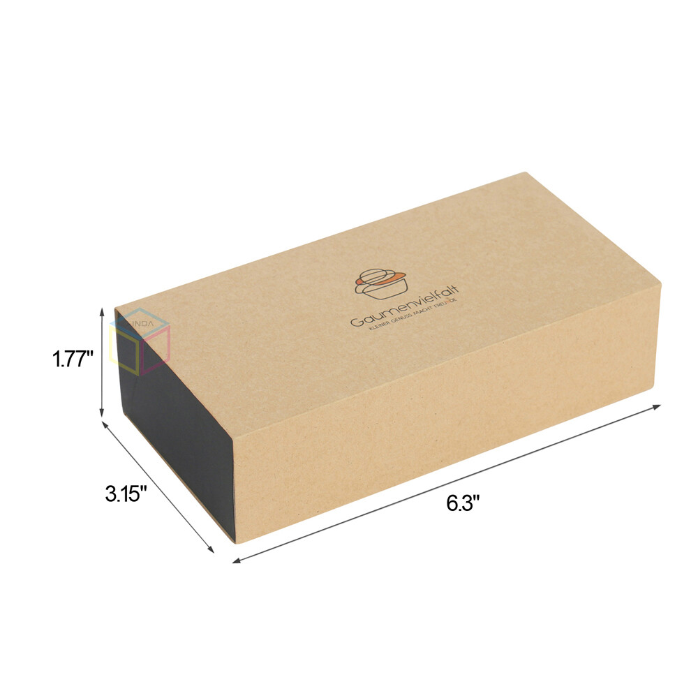 Luxury UV Handmade Paper Chocolate Gift Box | Custom OEM Packaging | Eco-Friendly Rigid Box
