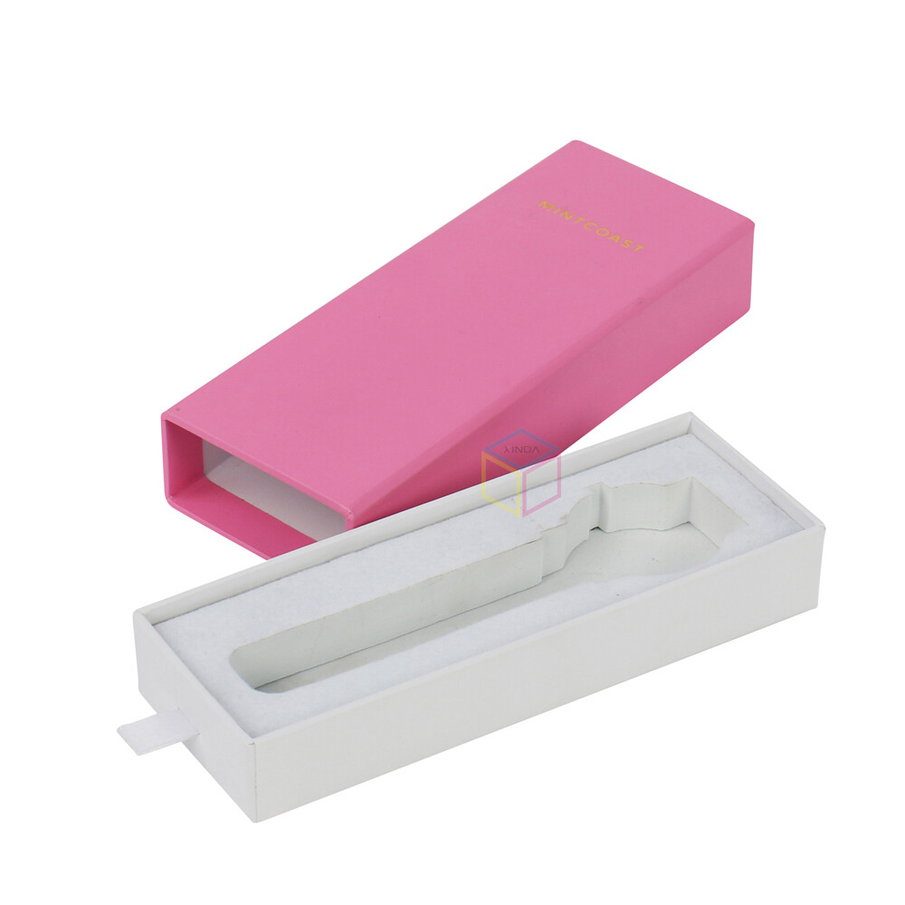 Eco-friendly Women Underwear Packaging | Custom Logo Hard Cardboard Drawer Box | Sliding Out Clothing Packaging