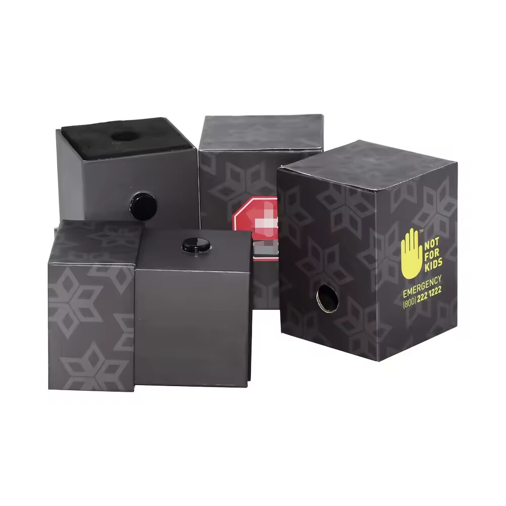 Custom Child Proof Rigid Packaging Boxes with EVA Foam Holder & Press Button | Child Resistant Boxes | OEM Service