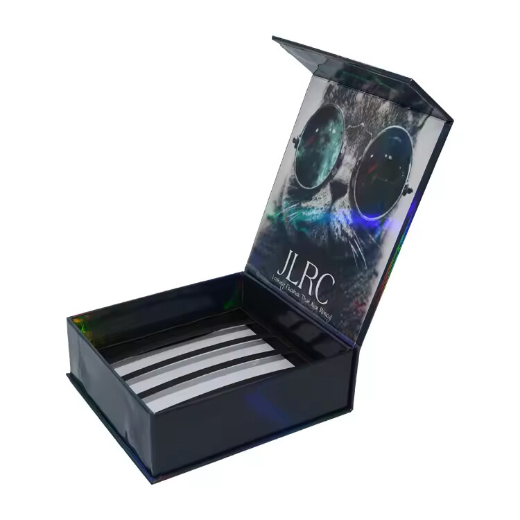 Custom Holographic Lipstick Box | Magnetic Closure Gift Packaging