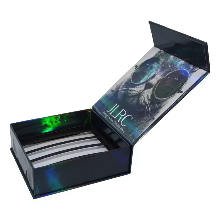 Custom Holographic Lipstick Box | Magnetic Closure Gift Packaging