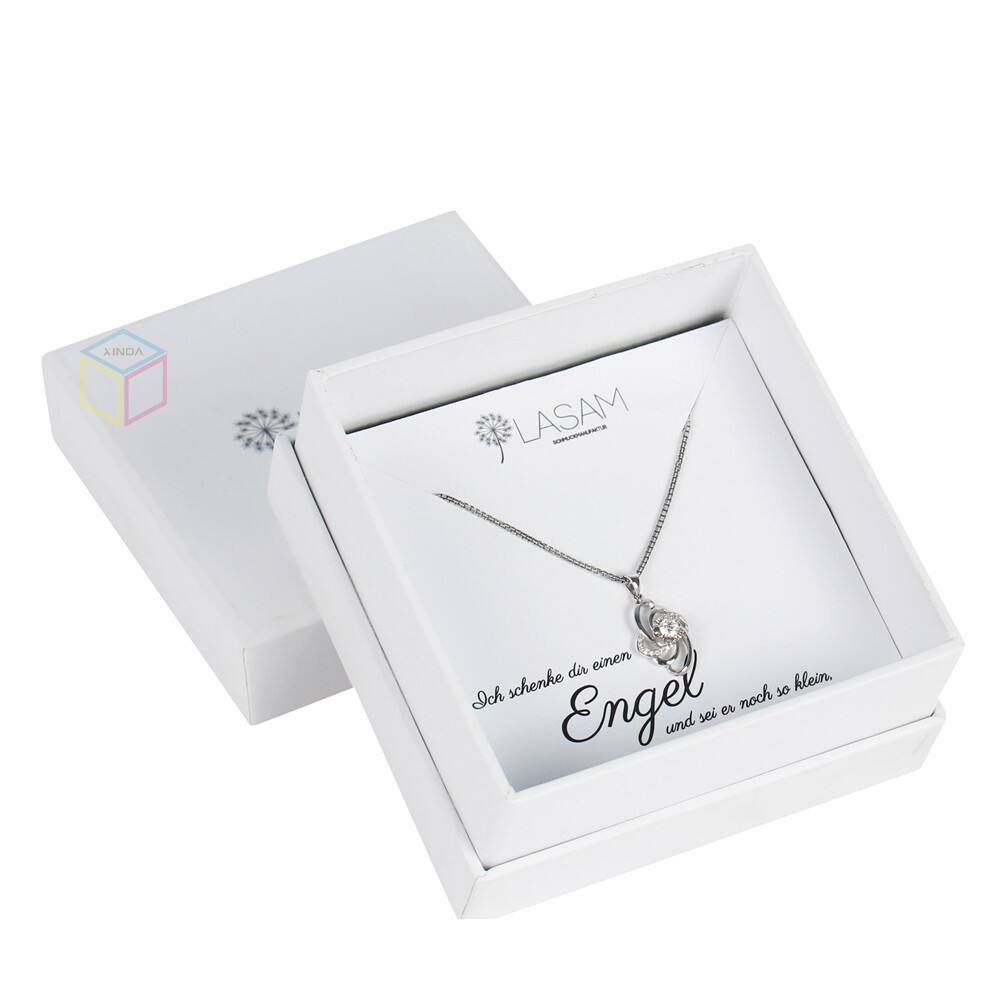 Custom Luxury Jewelry Box | 2-Lid Rigid Cardboard Packaging