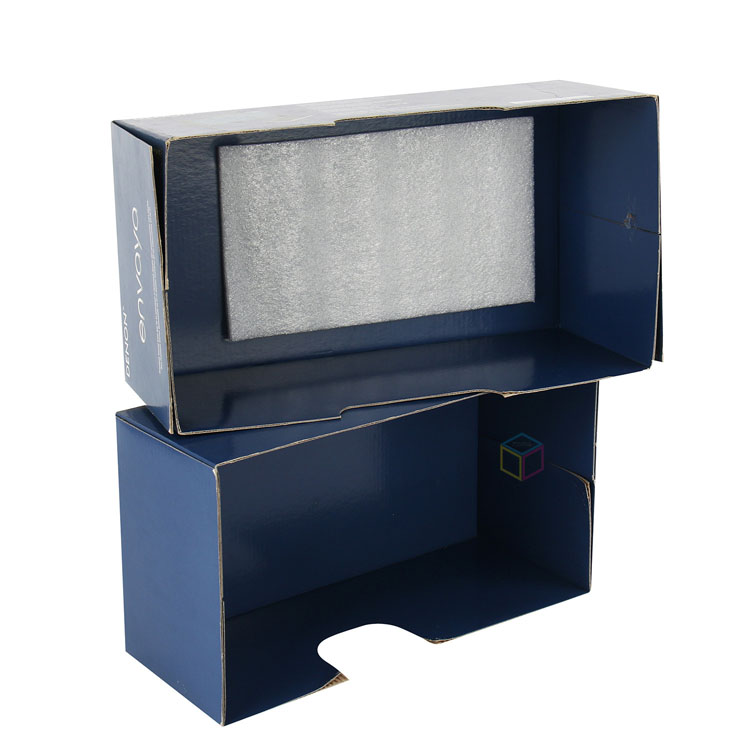 Custom Navy Blue Magnetic Gift Box | Kaijie Packaging