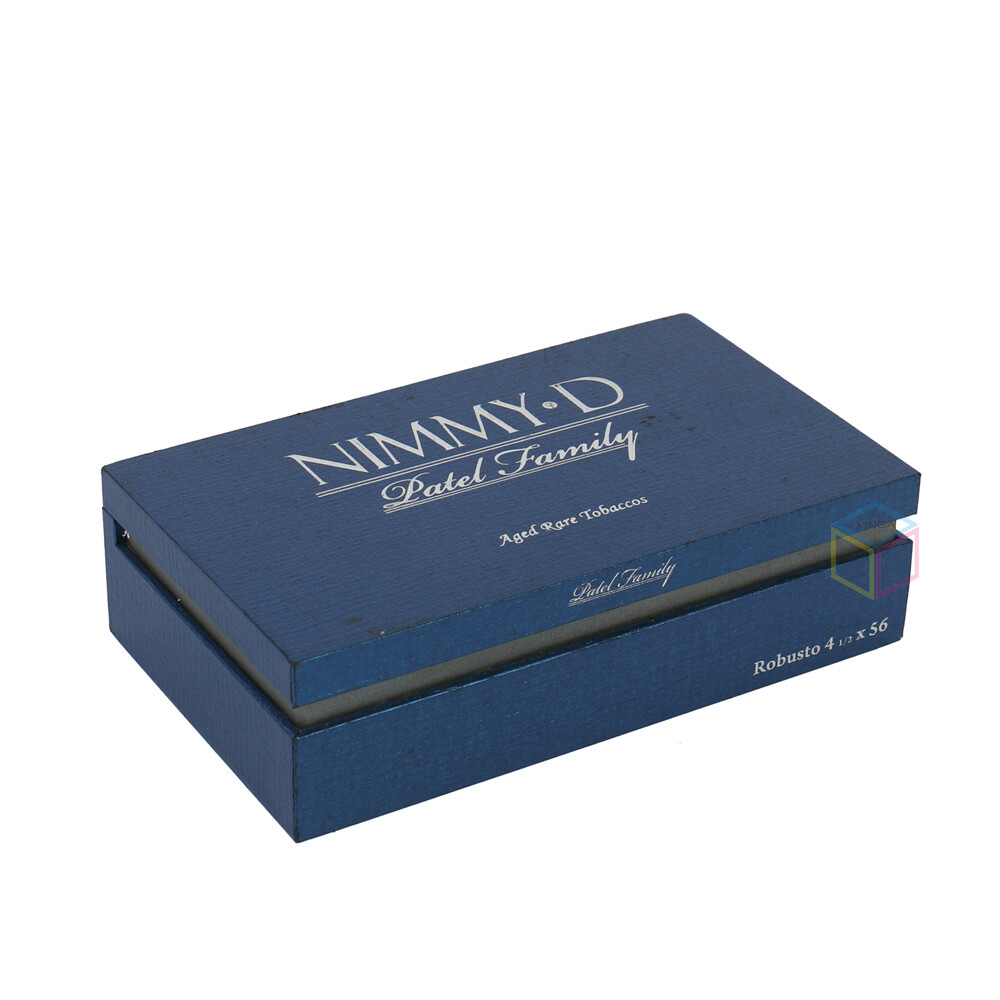 Custom Matte Dark Blue Magnetic Gift Boxes | Kaijie Packaging
