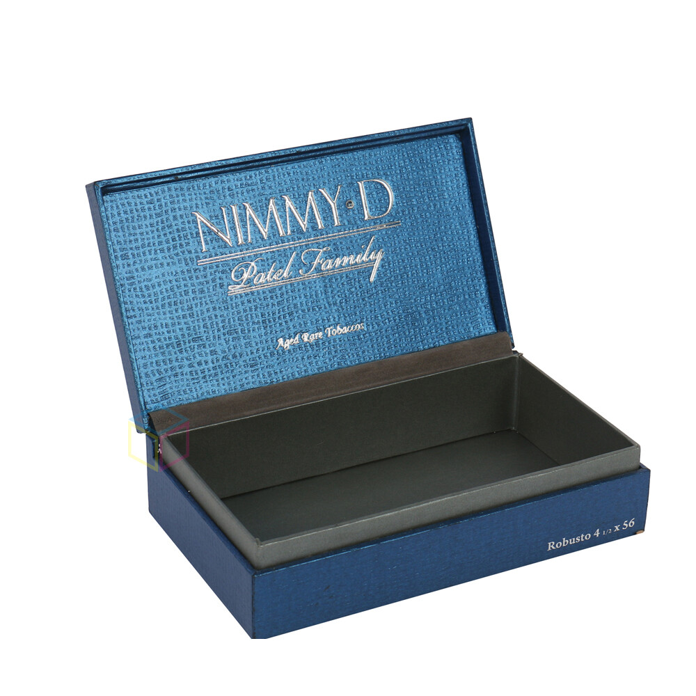 Custom Matte Dark Blue Magnetic Gift Boxes | Kaijie Packaging