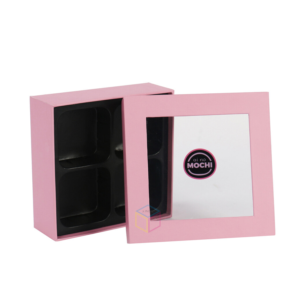 Custom Pink Cosmetic Boxes | Eva Insert Rigid Gift Box Manufacturer