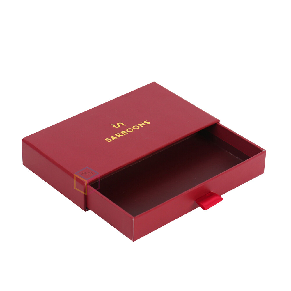 Custom Luxury Black Drawer Gift Box for Lipstick Packaging | Kaijie