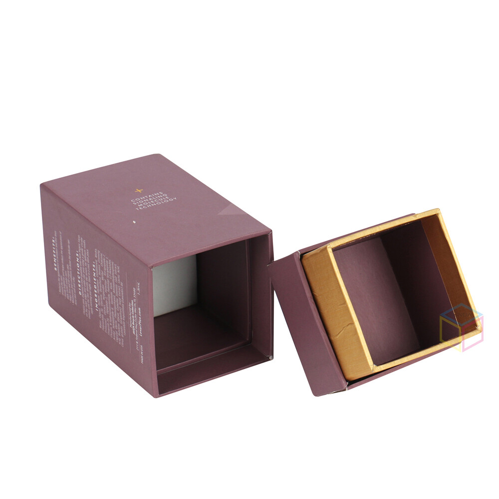 Luxury Purple Perfume Box | Custom Logo Packaging | Kaijie