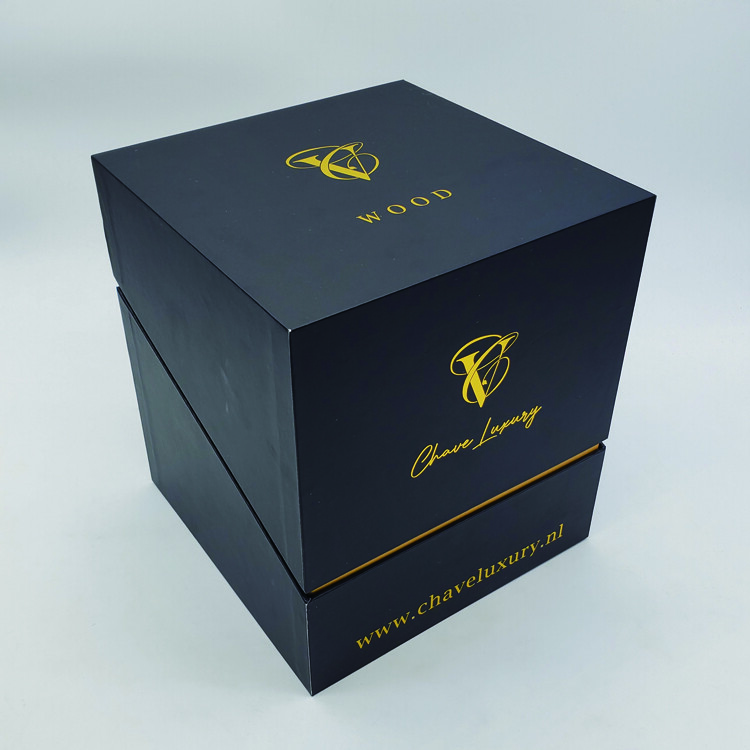 Custom Luxury Gold Stamping Gift Box for Jewelry Packaging