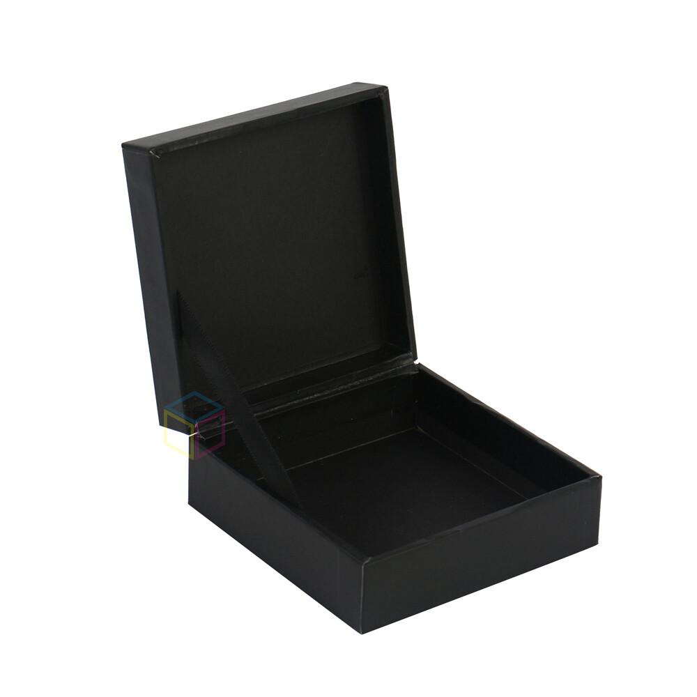 Custom Gold Foil Logo Rigid Flask Packaging | Kaijie Packaging