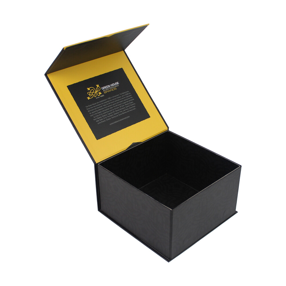 Custom Luxury Logo Printed Black Belt Packaging Gift Box Book Shaped Gift Packaging Magnetic Flap Box for Belt