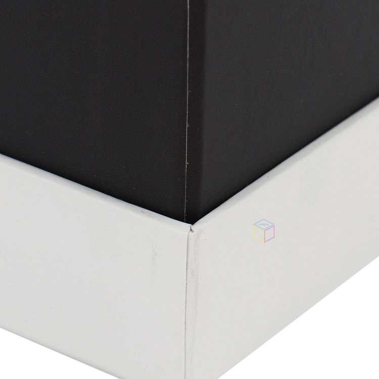 Neck Lid and Base Gift Box with EVA Foam for Square 5ml Glass Jar Rigid Concentrate Container Jars Packaging Box with Lid