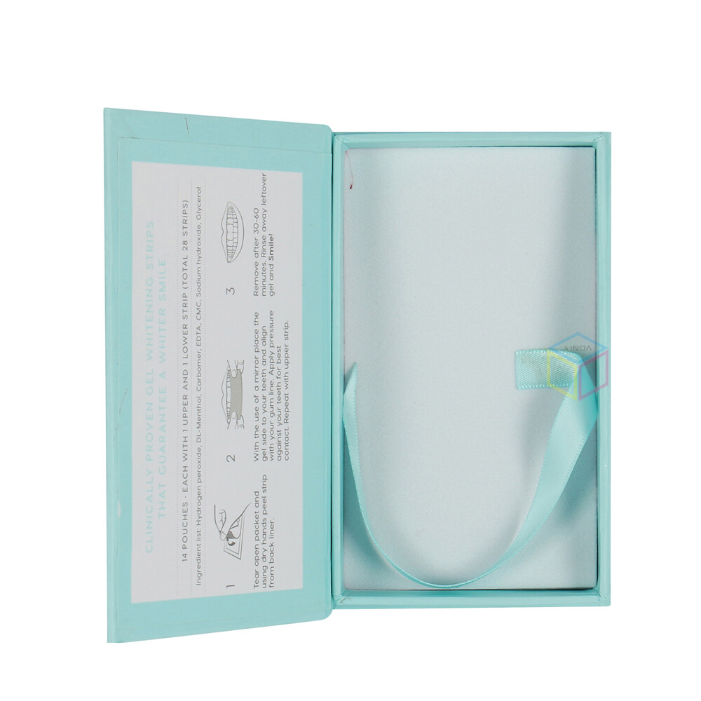 Custom The Matte Light Green Flip Top Rigid Cardboard Box Rigid Setup Box Packaging With Eva Foam Holder for Pen