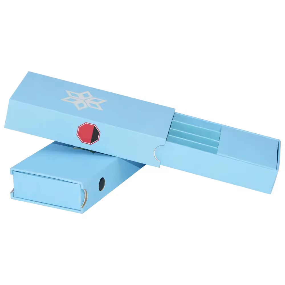 Compliant Child Resistant Sliding Drawer Gift Box with Cardboard Insert Pull Out Rigid Box with Child Proof Button