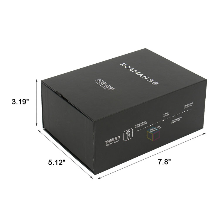 Black Color Printed Paper Drawer Gift Box Unique Custom Packaging Slide Out Gift Box for Perfume