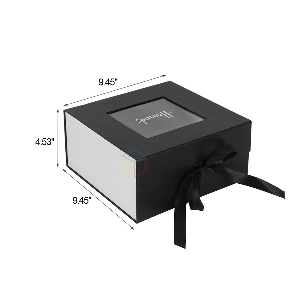 Customized Paper Cardboard Flat Folding Magnetic Closure Gift Boxes for Tea Packaging
