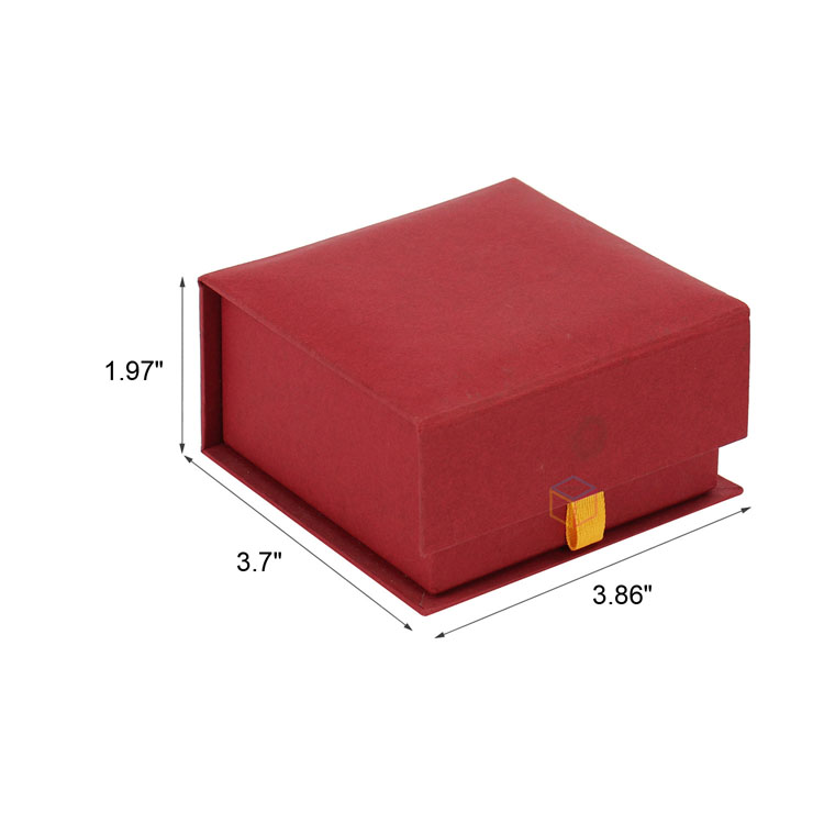 Wholesale Rigid Paper Simple White Color Small Drawer Paper Jewelry Box Custom Luxury Jewelry Box for Ring Earrings