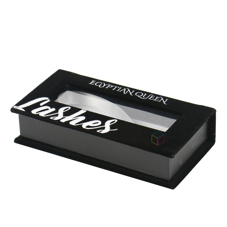 Custom Logo Private Label Mink Eyelashes Paper Box Empty Cosmetic Rigid Cardboard Packaging Lash Box with Clear Tray HolderPVC