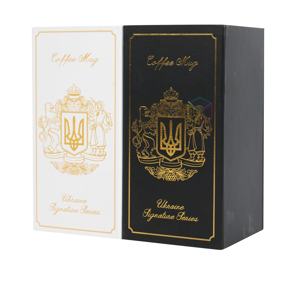 Gold Stamping soft touch purple lid and base paper box with neck for birds nest, Luxury gourmet food gift boxes with silk