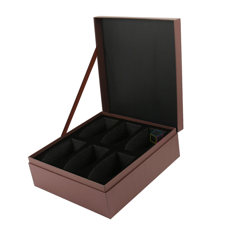 Customized Printing Whiskey Cardboard Wine Magnetic Gift Box Gift Premium Packaging Boxes Wine Paper Gift Box With EVA Foam