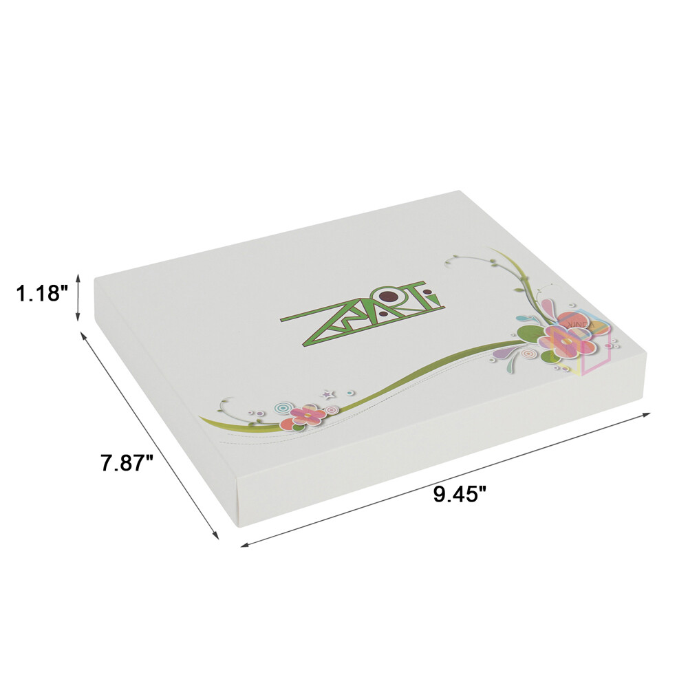China factory wholesale gold foil stamping logo cardboard paper gift packaging box for Chocolate with separators