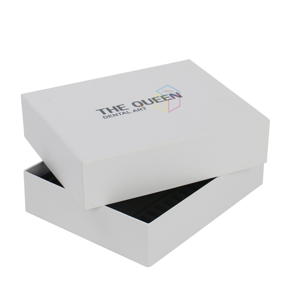 Luxury Custom Pink Beautiful Lid and Base Cardboard Packaging Box Electric Tooth brush Gift Box with EVA Foam Holder